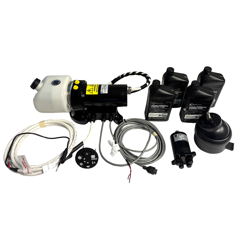 Uflex MasterDrive Steering System - Single Station Retrofit Kit - MasterDrive 40cc Tilt Mount Helm  UPMD Power Unit (No Cylinders Included) [MD40T]