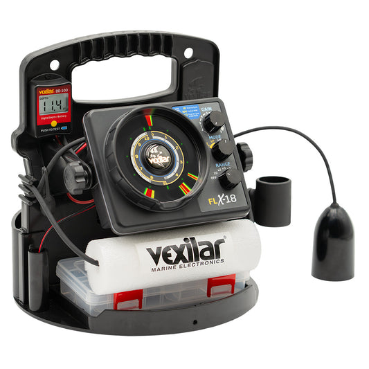 Vexilar FLX-18 Pro Pack II Fishing System w/12 Degree Ice-Ducer  DD-100 [PPX1812]