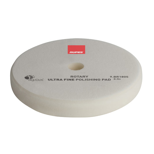 RUPES Rotary Ultra-Fine Polishing Foam Pad 155/160mm - White [9.BR180S]