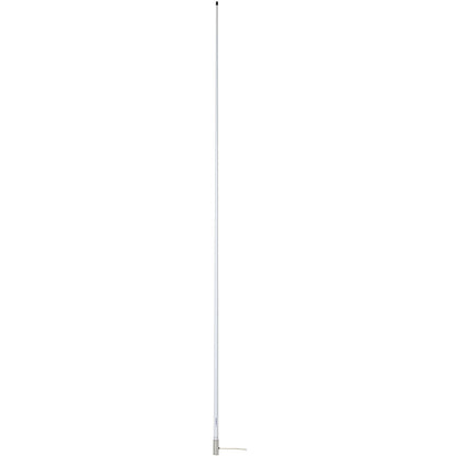 Scout 8' White VHF Antenna 6dB Stainless Steel Ferrule w/5M RG-58 Coax Includes PL-259 KS-42 [PF AN NVHF00007T]