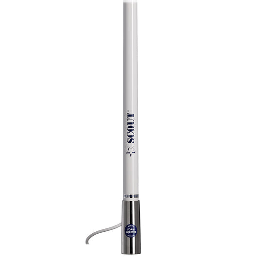 Scout Titan Series 4' White AM/FM Antenna Fiberglass [PF AN NAMFM011T]