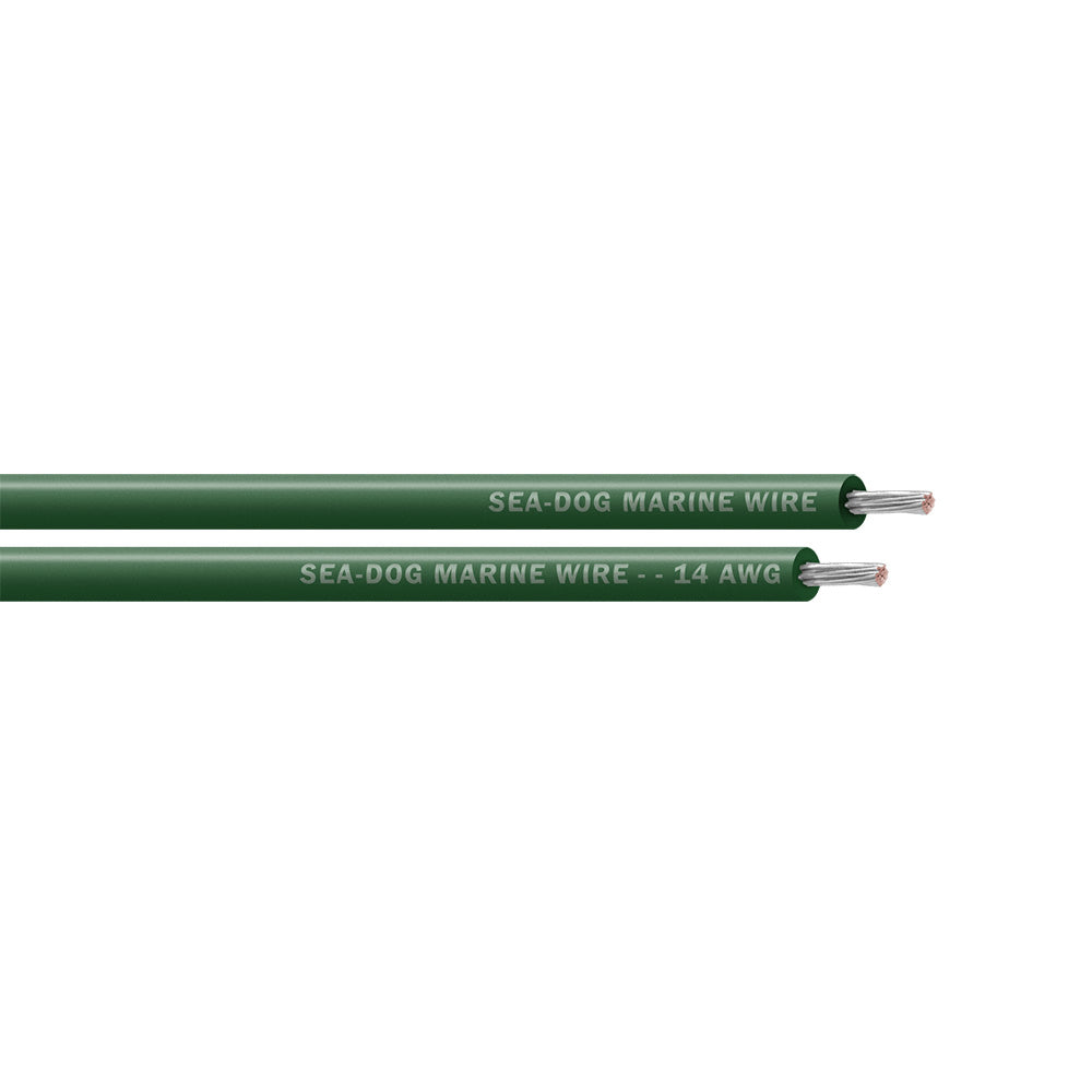 Sea-Dog 14 AWG Green Primary Wire - 250' [8014044]