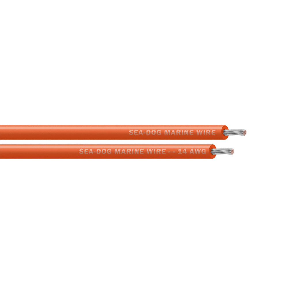 Sea-Dog 14 AWG Orange Primary Wire - 25' [8014080]