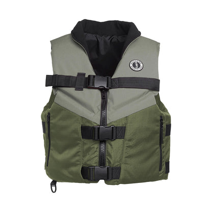 Mustang Accel Foam Vest - Green/Grey - Large [MV4627-833-L]