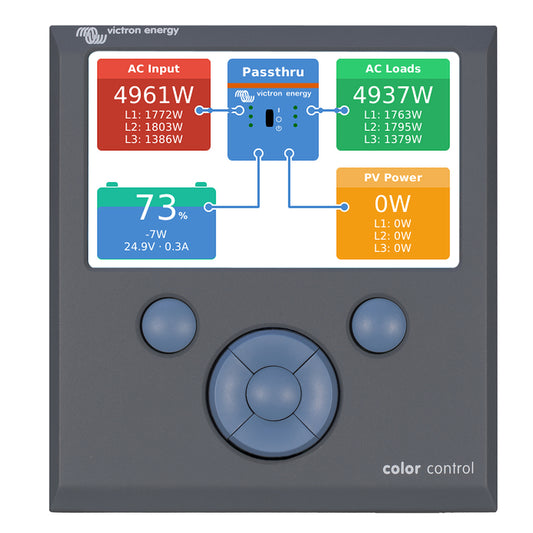 Victron Color Control GX Monitor - Button Control [BPP010300100R]