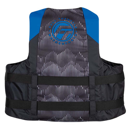 Full Throttle Adult Nylon Life Jacket - 2XL/4XL - Blue/Black [112200-500-080-22]