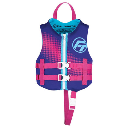 Full Throttle Child Rapid-Dry Life Jacket -Purple [142100-600-001-22]