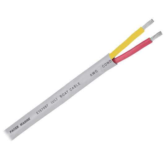 Pacer 16/2 AWG Round Safety Duplex Cable - Red/Yellow - 100 [WR16/2RYW-100]